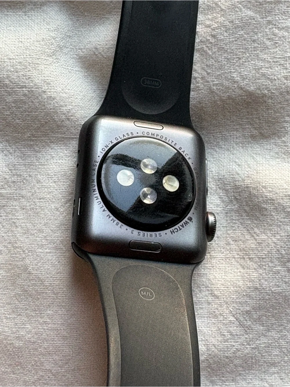 Apple Black Smartwatch with Magnetic Charger